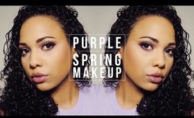 Purple Spring Makeup Tutorial | Ashley Bond Beauty