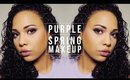 Purple Spring Makeup Tutorial | Ashley Bond Beauty