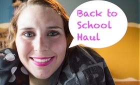 Back to School Haul 2013