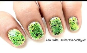 Nail Art Designs: NO DRAWING! **  Very SHORT NAILS Tutorial **