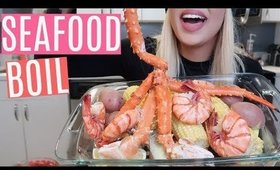 SEAFOOD BOIL FEAST W/ BLOVESLIFE SAUCE | MUKBANG