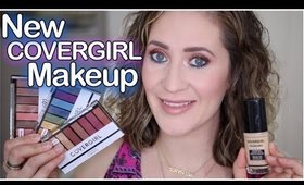New Covergirl Makeup | First Impressions/Try On:  Matte Made Foundation, TruNaked Eyeshadow Palettes