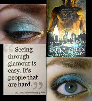 My eye makeup the night I saw "The Mortal Instruments"