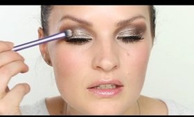 Gold Glitter Glamour Makeup...Lets Party NYE