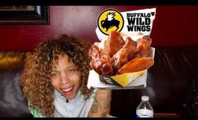 BLAZIN BUFFALO WILD WINGS CHALLENGE FOR DINNER