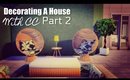 Lets Play The Sims 4 Decorating A House With CC + Giveaway!!