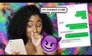 LYRIC PRANK ON EX BOYFRIEND TURNS SEXUALLY REAL QUICK! (Aaliyah come over)