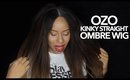 Ombre Kinky Straight Wig Review | Ozo Wigs