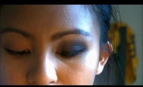 Easy Smokey Eye using NYX Smokey Eyes Palette