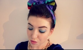 Easy & Quick Retro Headscarf Hair Tutorial