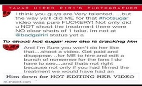 Celeb FEUD Tamar Braxton vs Rihanna's Photographer A HOT SUGAR MESS ALRIGHT