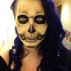 Skull makeup by Valkyrie Fox