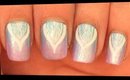 Pastel Mandala inspired nail art