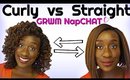 Natural Hair Protective Styles| Curly Textured Vs Kinky Blow Out Wig Battle