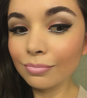 My inspiration was neapolitan ice cream. Yummy<3 

Will tag products soon :)

Steps/Process 
1) Primer: Painterly paint pot (MAC)
2) Crease: Uninterrupted (MAC)
3) Outer crease: Embark (MAC)
4) Lid: Layer of Painterly (MAC)
5) Lid: Free To Be (MAC)
6) Inner lid & center lid: Gesso (MAC)
7) Under brow & center lid: Phloof (MAC)
8) Liner above lash line: Aqua Black cream (MUFE)
9) Waterline: Fascinating (MAC)
10) Under waterline: Aqua Black cream (MUFE)
11) Lashes: 110 (NYX)
12) Face: Prep & Prime Skin Moisturizer (MAC)
13) Face: HD Lift Foundation - #1 Porcelain (MUFE)
14) Face: Prep & Prime pressed Translucent Powder (MAC)
15) Contour: Pressed bronzer Matte Bronze (MAC)
16) Blush: HD Cream Blush #410 (MUFE)
17) Highlight: Pink Frontier (MAC)
18) Lips: Lined with Stone (MAC)
19) Lips: Lipstick Viva Glam Nikki (MAC)
20) Lips: Center of lip lined with Fascinating (MAC)
21) Face: Fix+ setting spray (MAC)