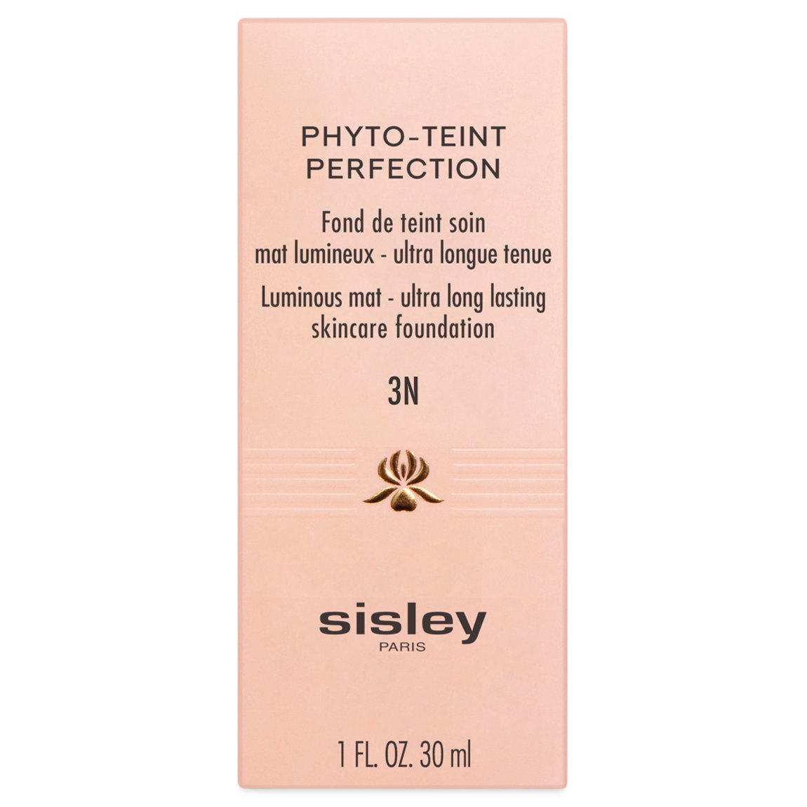 SISLEY Phyto Teint Perfection Foundation – Matte, Langanhaltende Pflege-Foundation Mit Luminous-Finish (30 Ml, 3N Apricot)