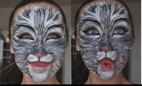 HALLOWEEN MAKEUP : KITTY CAT