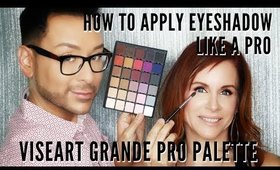 Best All-In-One Eyeshadow Palette | How to Blend like a PRO using Viseart | mathias4makeup