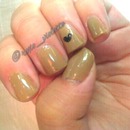 Nude Heart Nails