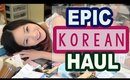 BIGGEST KOREAN Makeup & Skincare Haul EVER!