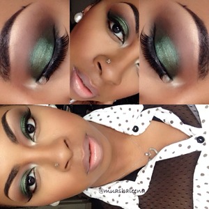 Check out the tutorial for this look on my youtube channel at www.youtube.com/beautysosweet08 :) 