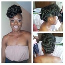Natural Twisted Updo