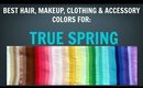 Spring Color Palette: Best Hair, Makeup, Outfit Colors - Warm Skin Tone / Undertone - Color Analysis
