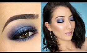 Blue Smokey Eye Makeup Tutorial