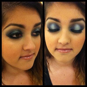 i did this look on a client at work for her prom. :) 