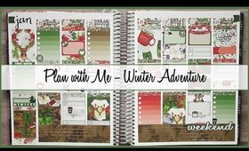 Plan With Me | Winter Adventure (Erin Condren Vertical)