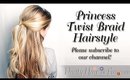Princess Twist Braid Hairstyle {Holiday Hairstyles}
