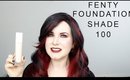 Fenty Pro Filt'r Soft Matte Foundation Shade 100 | Wear Test & Review | Cruelty Free & Vegan