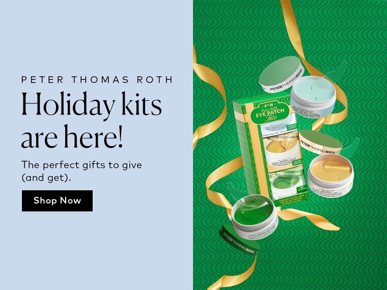Gift a favorite, discover something new, or stock up for yourself with the limited edition Peter Thomas Roth holiday collection. Shop the collection here at Beautylish.com