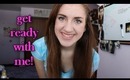 Get Ready With Me! Everyday Makeup & Hair for School(: