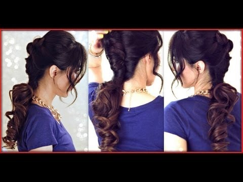 Cute French Twist Around Ponytail Easy Summer Long