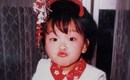 Me﻿ at 3 years old getting my first makeup / 初めてのメイク