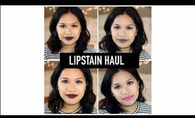 ☾  Liquid Lipstick Haul Try On (LA Splash, Anastasia, Coloured Raine, Sephora) ☾ makeupbyritz