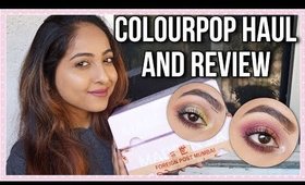 COLOURPOP COSMETICS HAUL |REVIEW DEMO |Good Sport Eyeshadow, Highlighter, Lipsticks |Stacey Castanha