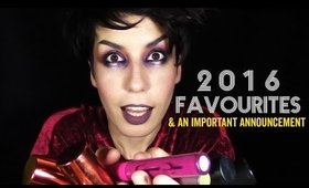 Makeup Favourites of 2016 + ANNOUNCEMENT!!! MOVING MY CHANNEL