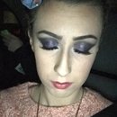 purple glamour/gothic eyes