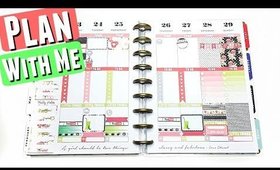 PWM: SHABBY ROSE Plan With Me | MAMBI Happy Planner Vertical Layout Weekly Spread #51