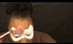 Hello Kitty Makeup Mask Tutorial