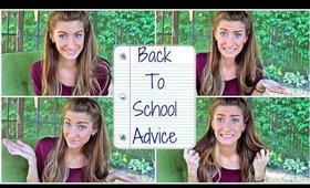 Back To School Advice