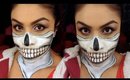 Skull Face Bandana Style Halloween Makeup Tutorial | Halloween | TheRaviOsahn