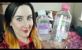 Garnier Micellar Cleansing Water & Express 2in1 EyeMakeup Remover review