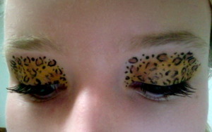 Leopard eyes that are quick and easy :D