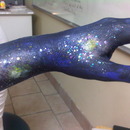 Galaxy Body Art :P