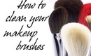 How To~ Clean Makeup Brushes