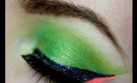 Neon Twisted Lime Makeup Tutorial