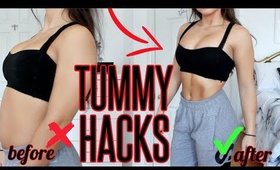 How To Get A FLAT STOMACH ! Flat Stomach Life Hacks YOU NEED TO KNOW !